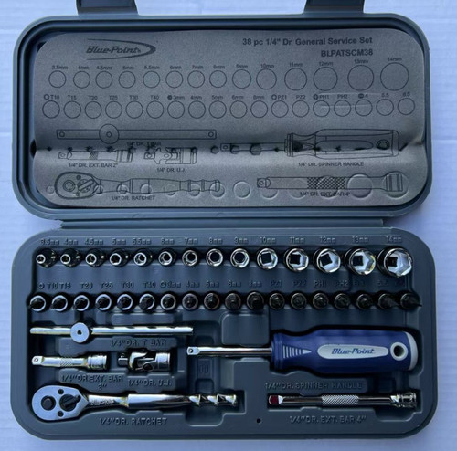 Blue point 38pc - 1/4", service