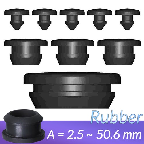 Black snap hole plug - hole,