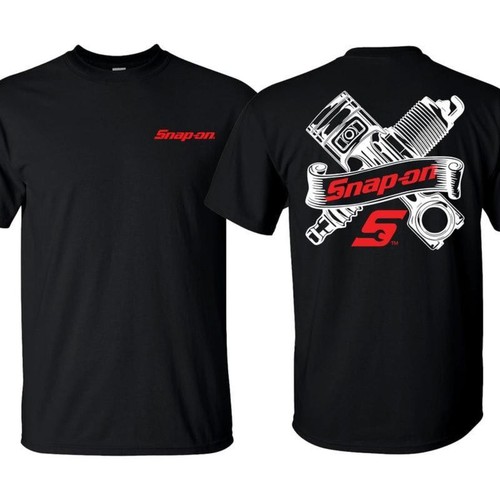 Snap shirt with engine - t-shirt,