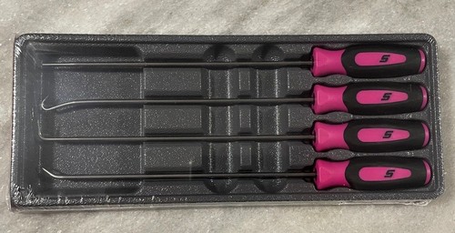 New snap electric pink 4pc - new,
